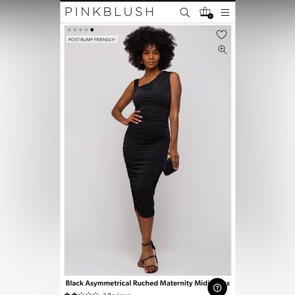NEW W TAGS — Black Dress — can be for maternity if needed!